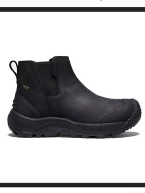 Keen Revel IV Chelsea Black Waterproof Keen Dry Warm Shellback Boots Mens 12 NEW